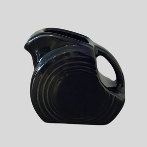 Fiesta Black Miniature Disk Pitcher